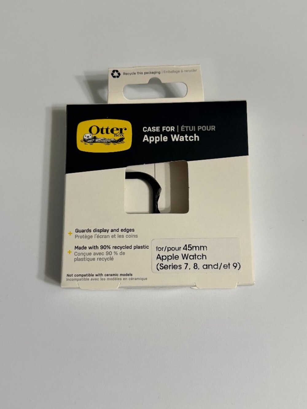 OtterBox Case for Apple Watch 45mm Series 7/8/9 Protective Bumper Black NEW